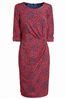 Red Print Dress