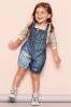 Denim Mouse Playsuit Set (3mths–6yrs)