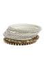 Cream And Gold Bangle Pack