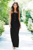 Black Jersey Maxi Dress