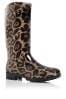 Leopard Print Wellington Boots