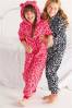 Pink Fleece Animal All-In-One (3-16 yrs)