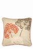 Orange Emily Floral Cushion