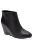 Black Wedge Ankle Boots
