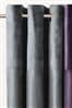 Charcoal Ella Eyelet Curtains