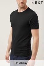 Black Crew-Neck T-Shirt