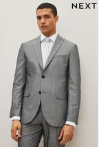 Light Grey Regular Fit Suit