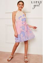 Superdry Pink Flocked Logo T-Shirt
