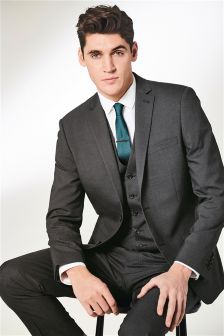 Grey Mens Suits | Charcoal Suits for Men | Next Official Site
