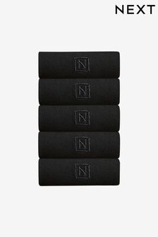 N Embroidered Socks Five Pack
