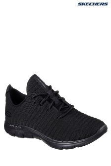 all black skechers sneakers