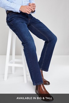 Mens Bootcut Jeans | Stretch & Belted Bootcut Jeans | Next UK