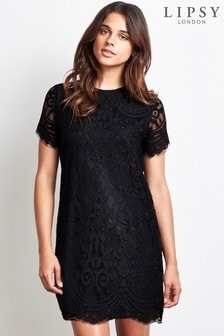 next black lace dress