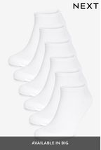 White Trainer Socks Six Pack