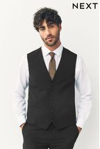 Black Tuxedo Suit: Waistcoat