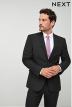 Black Regular Fit Suit