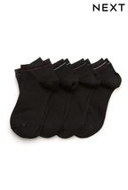 Black Modal Trainer Socks Four Pack
