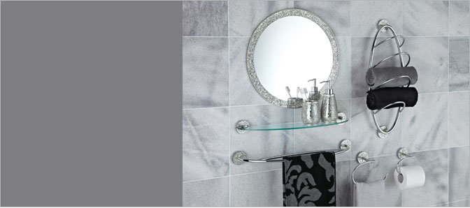 Bathroom Accessories - Shop for your bathroom accessories online today! We have everything you will need to put the finishing touches to your bathroom including towel rails, shower curtains, bathroom mirrors, laundry bins, bathroom cabinets and much more. Plus, check out our amazing collection of bathroom towels that are available in a wide variety of colours and designs. You can even purchase convenient bathroom storage to place them in! Buy bathroom accessories before 9pm for next day delivery (subject to availability).